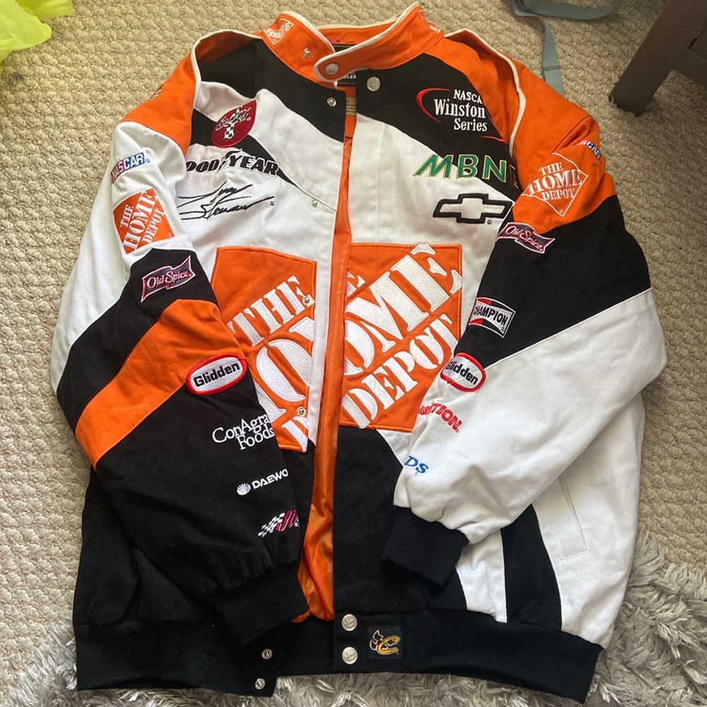 Home Depot race car jacket